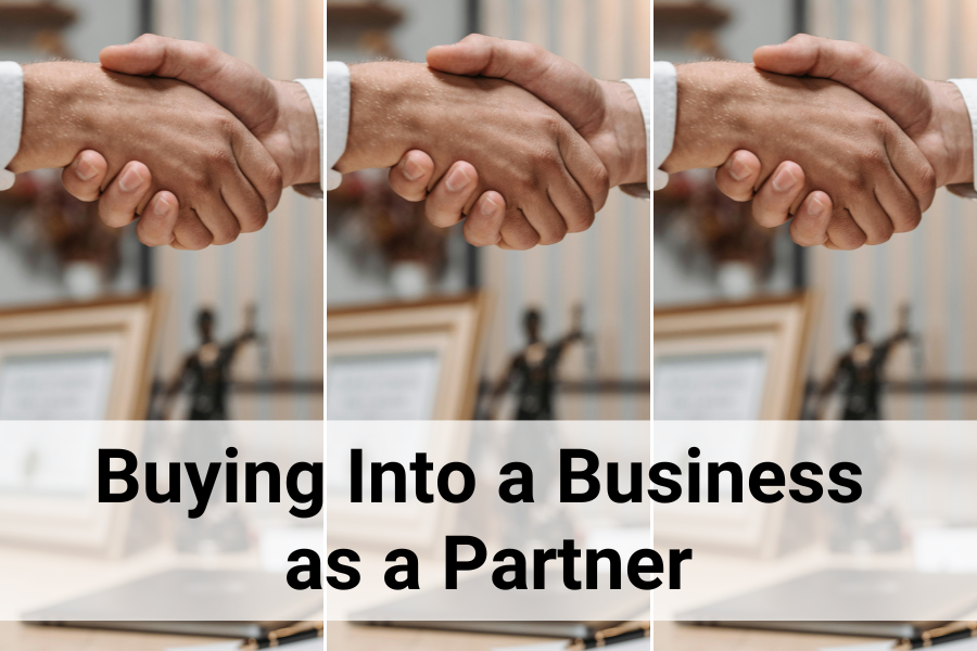 buying into a business as a partner